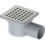 MaxiFlow Eko Line 10*10 Yer Sifonu 50 Ç. - Yandan