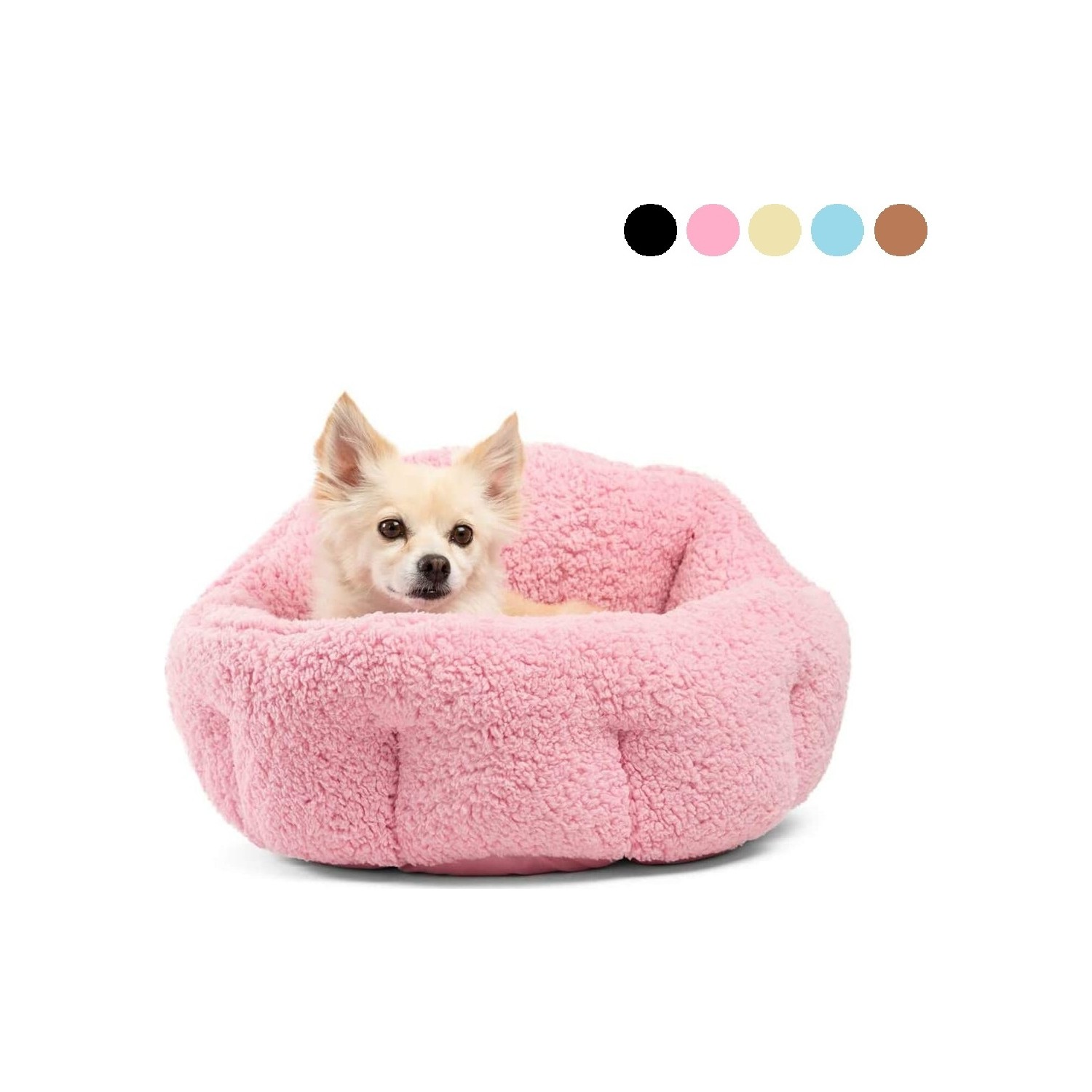 gokcan home pembe yumusak dokulu kedi ve kopek yatagi fiyati