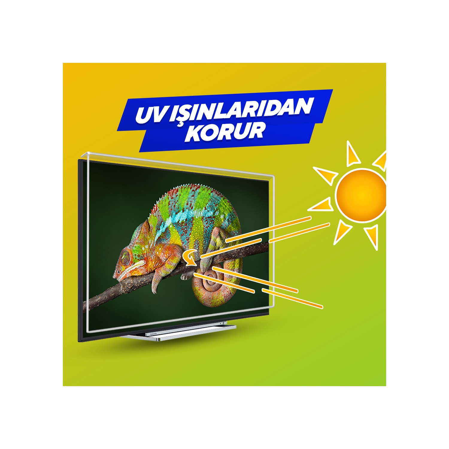 Coruian Peaq 55" 140 Ekran Tv Ekran Koruyucu / 3 Mm Ekran Fiyatı