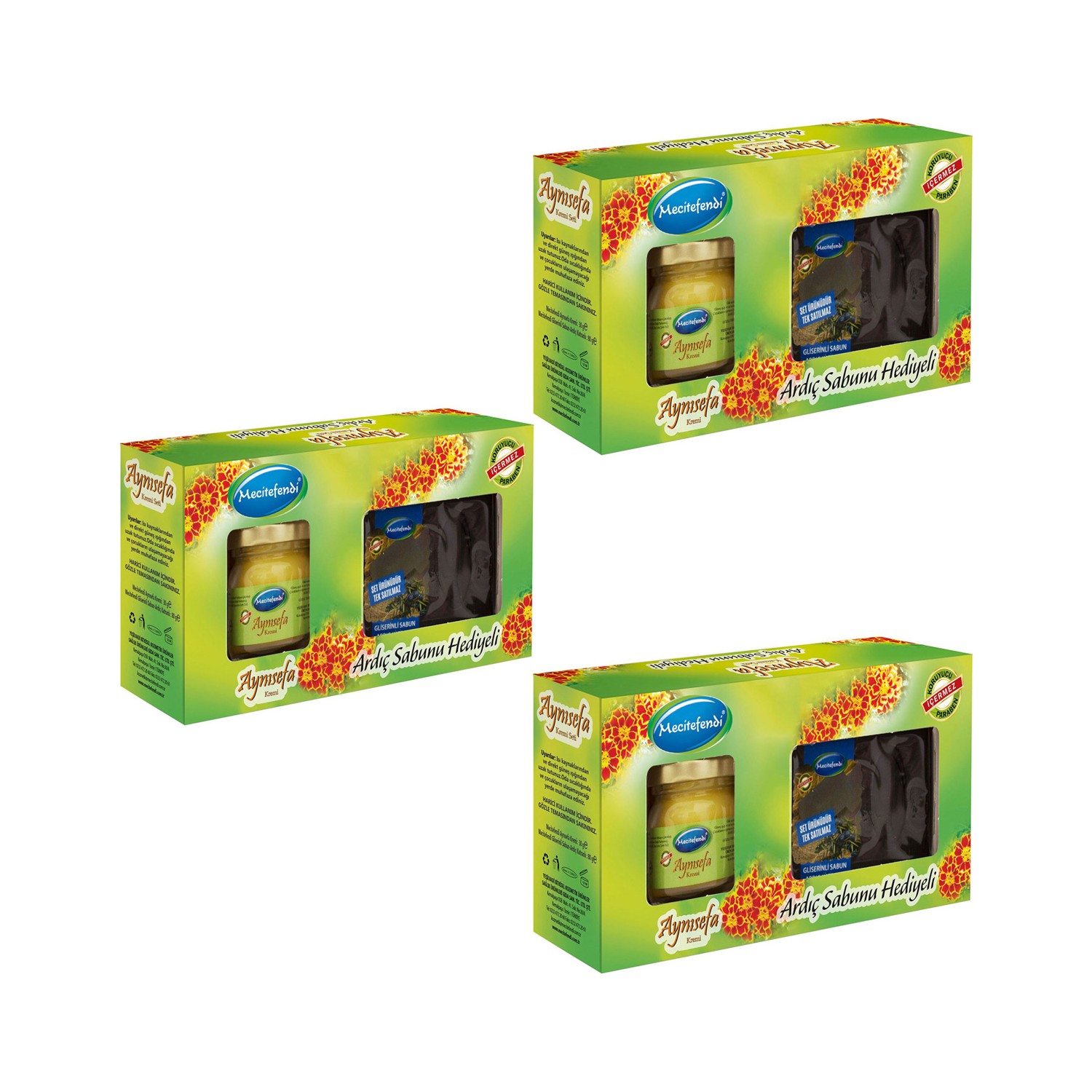 Mecitefendi Aynisefa Kremi Seti Ardic Sabunu X 3 Lu Fiyati