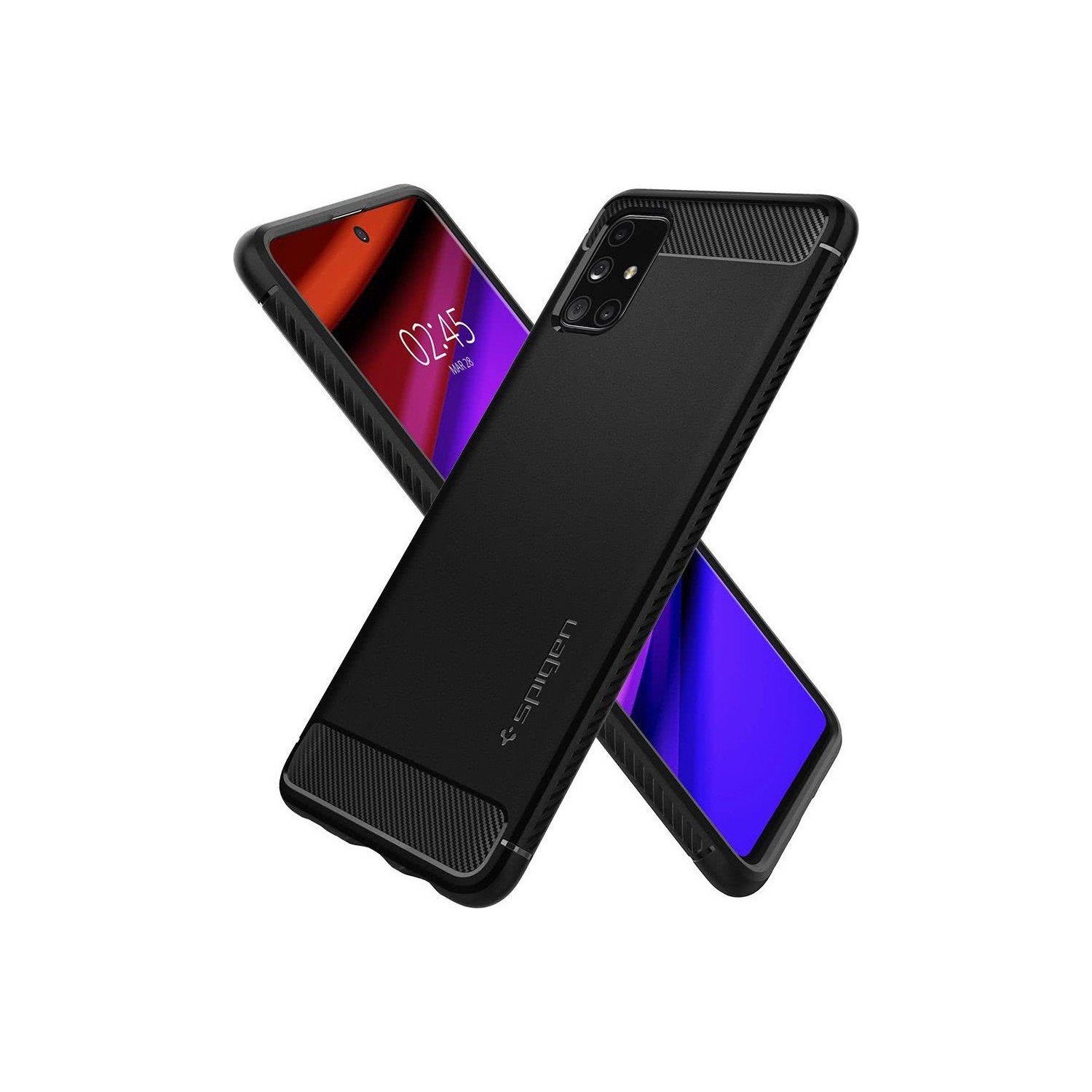 Spigen Samsung Galaxy M31s Kılıf Rugged Armor Matte Black - Fiyatı