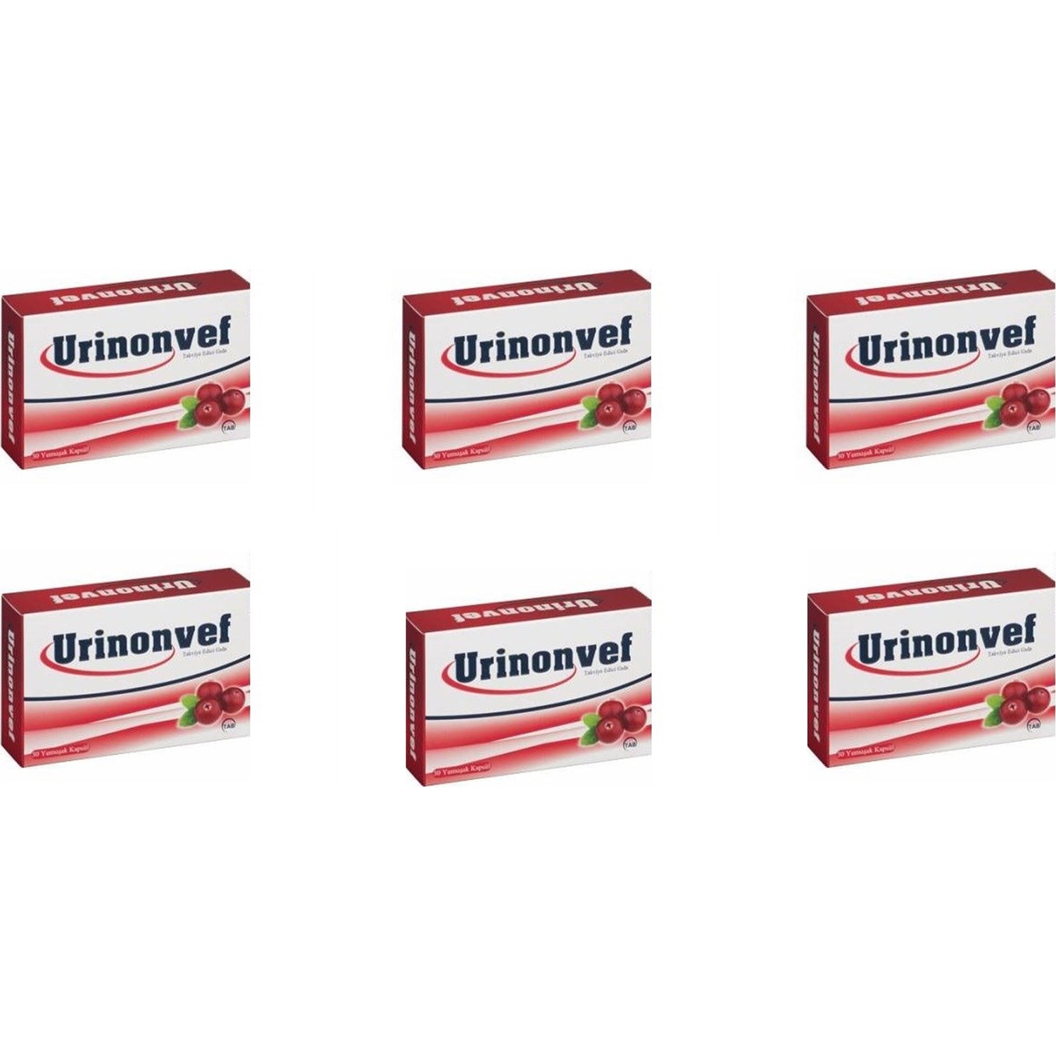 Tab Urinonvef Cranberry 30 Kapsül 6'lı Paket Fiyatı