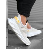 11boa BA0602 Phantom Yüksek Taban Tarz Sneakers Beyaz Erkek Spor Ayakkabısı