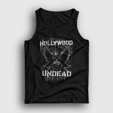Presmono Unisex Siyah La Hollywood Undead Atlet