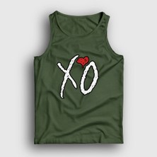 Presmono Unisex Haki Xo The Weeknd Atlet