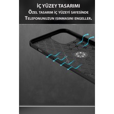 Caseart Mi A3 Kılıf Darbe Korumalı Deri Görünümlü Silikon Arka Kapak - Lacivert