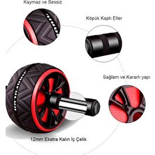 Cooltech Ab Roller Egzersiz Fitness Tekerleği Ab Wheel Karın Kası Kondisyon Spor Aleti