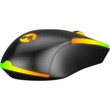 Everest SM-GX56 Zone USB Siyah 3D Optik LED Mouse