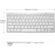 TahTicMer Hometech T705 Bluetooth Slim Model Kablosuz Wireless Klavye