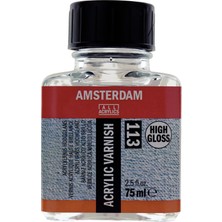 Amsterdam : Acrylic Varnish High Gloss : Çok Parlak Akrilik Boya Verniği : 113 : 75 ml