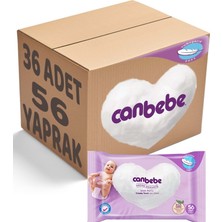 Canbebe Islak Havlu Mendil Kremsi Dokunuş 36 Lı Set 2016 Yaprak
