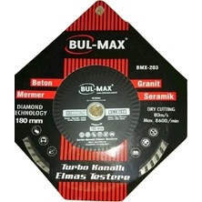 Bulmax Turbo Kanallı Elmas Testere 180 mm