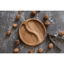 Keukenwood Kayın Ağacı Ahşap Çerezlik 22 cm.