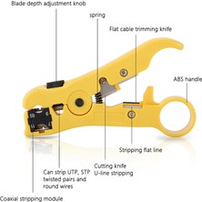 Buyfun Handskit RJ45 RJ11 RJ12 Ağ Tamir Pense Tool Kit Kablo