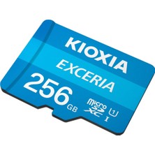 Kioxia 256GB Exceria Micro SDXC UHS-1 C10 100MB/sn Hafıza Kartı (LMEX1L256GG2)
