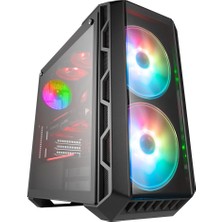 Cooler Master MasterCase H500 ARGB 750W 80+ Bronze Tempered Glass USB 3.2 ATX Mid Tower Bilgisayar Kasası MCM-H500-IGNB75-S03