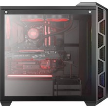 Cooler Master MasterCase H500 ARGB 750W 80+ Bronze Tempered Glass USB 3.2 ATX Mid Tower Bilgisayar Kasası MCM-H500-IGNB75-S03