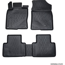 Araba Alışveriş Honda Aksesuar Civic 2006-2012 3D X-Mat Havuzlu Paspas