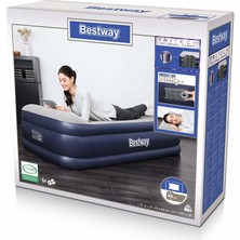 Bestway Şişme Yatak Tek kişilik Kendinden Pompalı 46cm 3 Katlı 67628