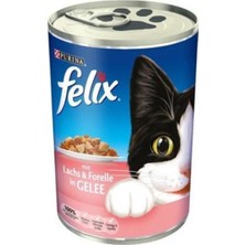 Felix Somon ve Alabalıklı Kedi Konservesi 400 gr 5 Adet