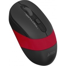 A4Tech FG10 Nano Alıcı Kablosuz Optik 2000DPI Enerji Korumalı Mouse - Siyah/Kırmızı