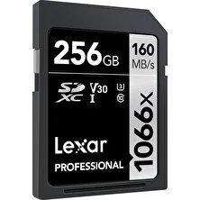 Lexar 256GB 1066X Sd Hafıza Kartı Uhs-I C10 V30 4K (160MB/S)