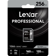 Lexar 256GB 1066X Sd Hafıza Kartı Uhs-I C10 V30 4K (160MB/S)