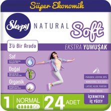 Sleepy Natural Soft Ekstra Yumuşak Normal 24 Ped