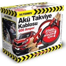 Automix Takviye Kablosu 600  Kutulu