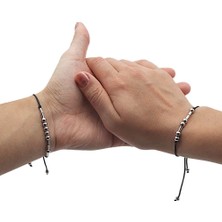 Woss 2'li Mors Alfabesi Model Bijuteri Bileklik