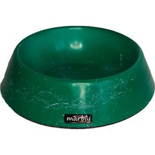 Marbly Yeşil - Beyaz 24 ONS-710ML Mermerit Mama Kabı