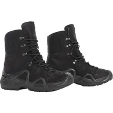 Vogel Tactical 1490 Vogel Fermuarsız Nubuk Deri Siyah Askeri Bot