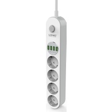 Ldnio Grup Priz 4lü - 3.4A 4x USB Çıkışlı 2 metre -SE4432