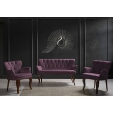 Kaseria Kollu Çay Seti Koltuk Takımı 2+1+1