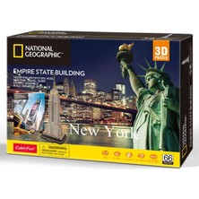 Cubic Fun National Geographic Serisi Empire State Binası 3D Puzzl