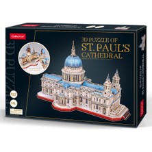 Cubic Fun Aziz Paul Katedrali 3D Puzzle (Büyük Boy ve Iç Görünüml