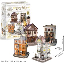 Cubic Fun Harry Potter Diagon Yolu (4 Bina) 3D Puzzle