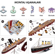 Cubic Fun Titanic LED Işıklı 3D Puzzle