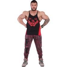 Big Sam Parçalı Spor Atlet Stringer Tank Top Big Sam 2255
