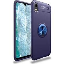 Case Street Huawei Honor 8s Kılıf Ravel Silikon Yüzüklü Mıknatıslı Lacivert