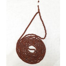 Çağrı 500'lik 10 mm Zikir Tesbihi Kızıl Kahve Renk