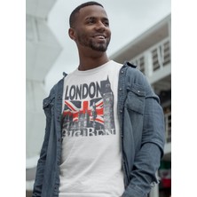 Playbackmoda Tasarım Ülke Şehir London  Baskılı T-Shirt