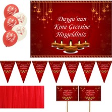 Hayaller Dükkanı Kişiye Özel Kına Gecesi Süsleme Seti Kişiye Özel HDTS137