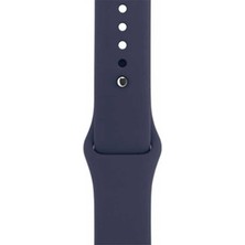 Smcase Apple Watch Uyumlu 40mm Kılıf Silikon Kordon Lacivert