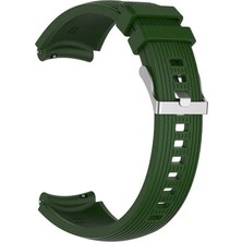 Smcase Huawei Watch Gt 2 Pro Kordon Silikon Kançalı Ayarlanabilir Koyu Yeşil
