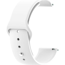 Smcase Oppo Watch 41mm Kordon Mat Silikon Beyaz