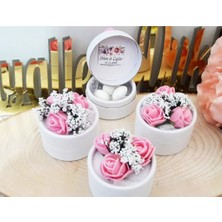 Hayaller Dükkanı 30 Adet Gül Buketli Kutu Nikah Şekeri