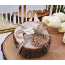 Hayaller Dükkanı 30 Adet 2019 Model Doğal Ağaç Gala Çiçekli Mumlu