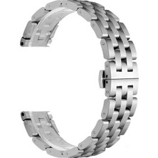 Smcase Samsung Galaxy Gear S3 20mm Kordon Metal Örgü Görünüm Krd 20 Gümüş