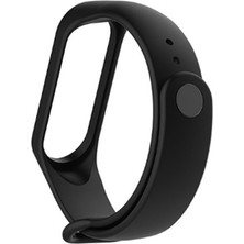 Smcase Xiaomi Mi Band 3 Kılıf Silikon Kordon Siyah